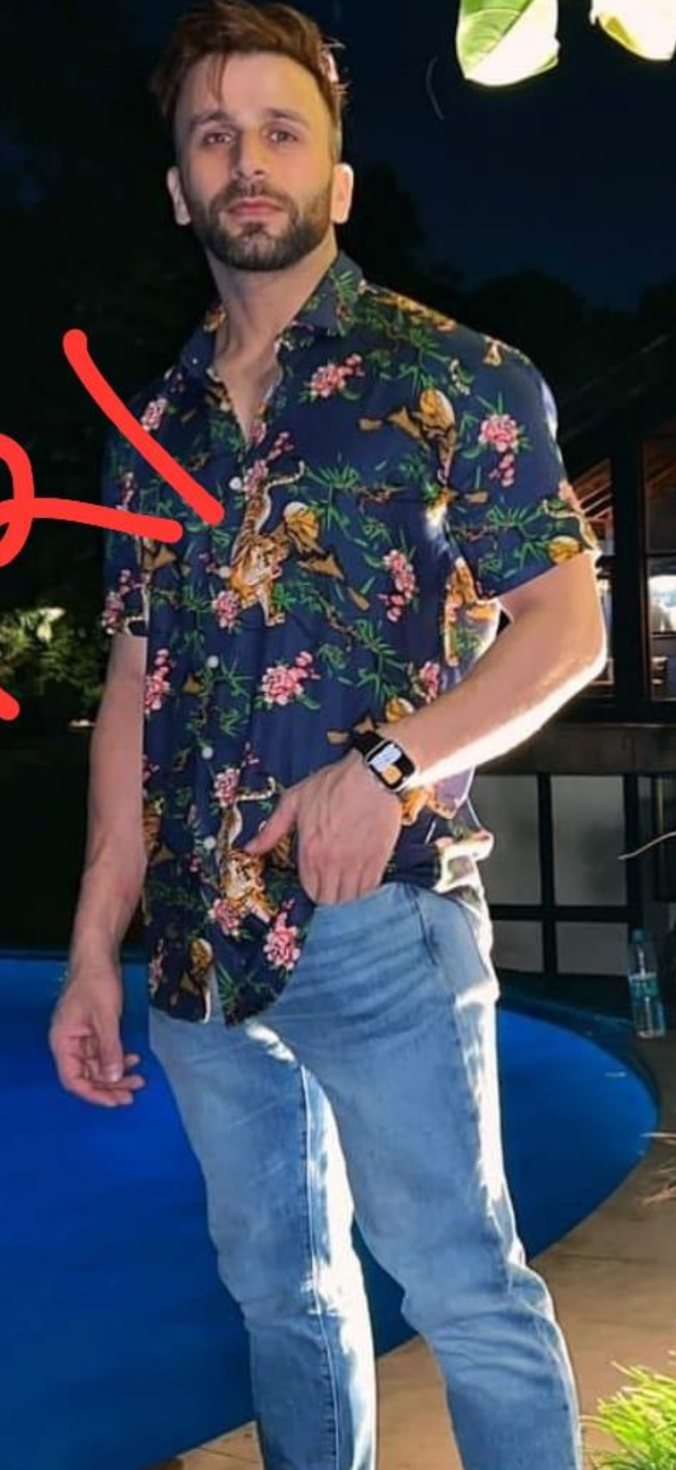 Manchhi Beach Hawaiian Printed Shirt