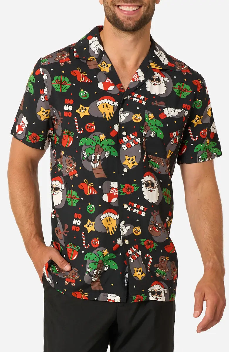 Manchhi Beach Hawaiian Printed Shirt