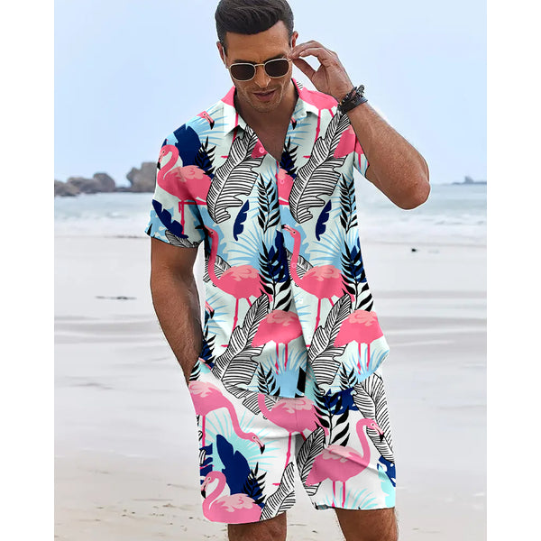 Manchhi Beach Hawaiian Printed Shirt