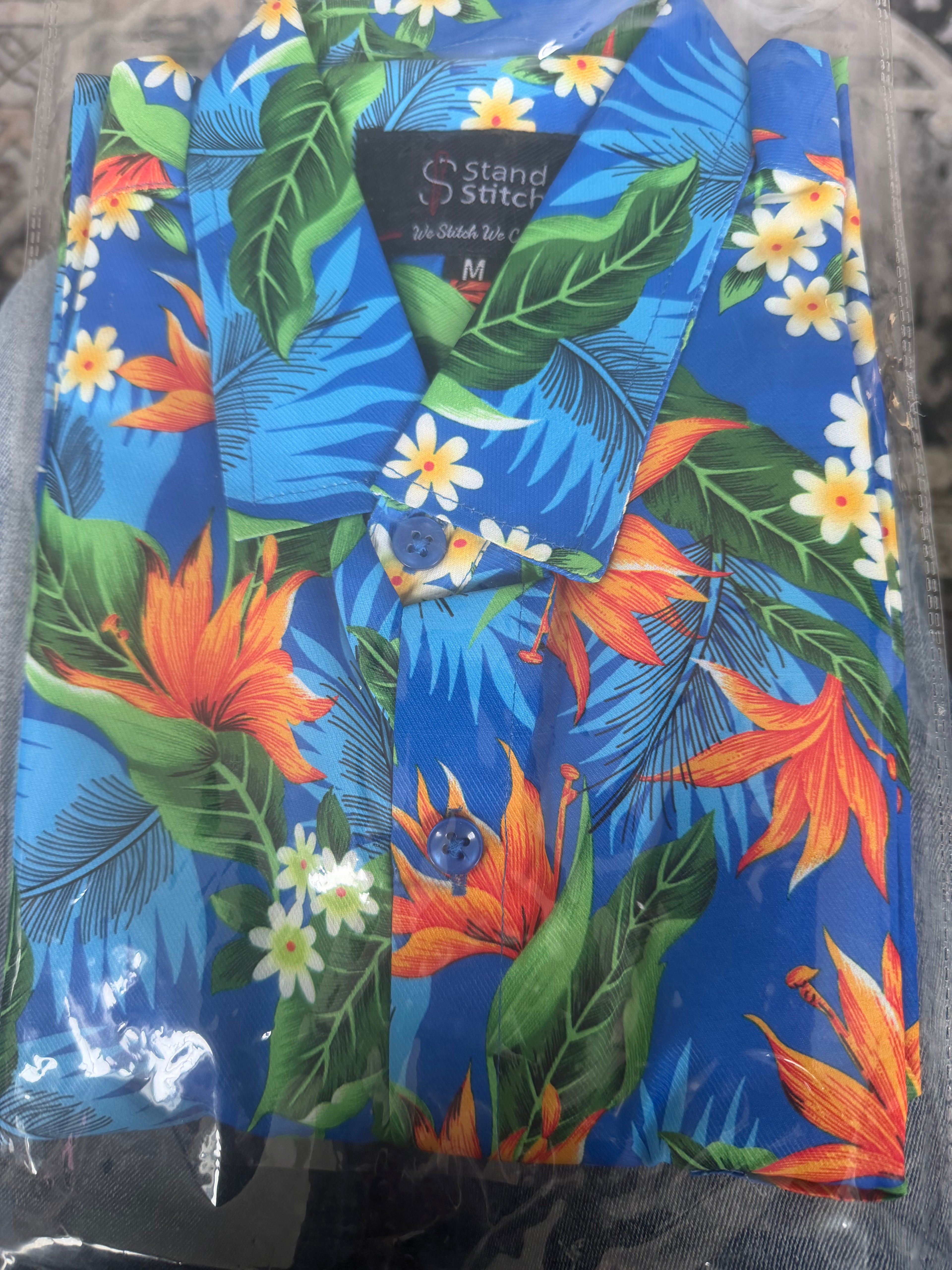 Manchhi Beach Hawaiian Printed Shirt