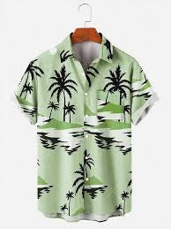 Manchhi Beach Hawaiian Printed Shirt